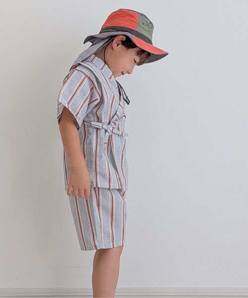 BREEZE（ブリーズ）の「【保冷剤収納可・日よけ付き】アウトドアハット_UVカット_撥水加工（ハット・キッズ・その他12/ベージュ/インディゴブルー/ラベンダー/その他11・50/52/54/56/58）」の19枚目の写真