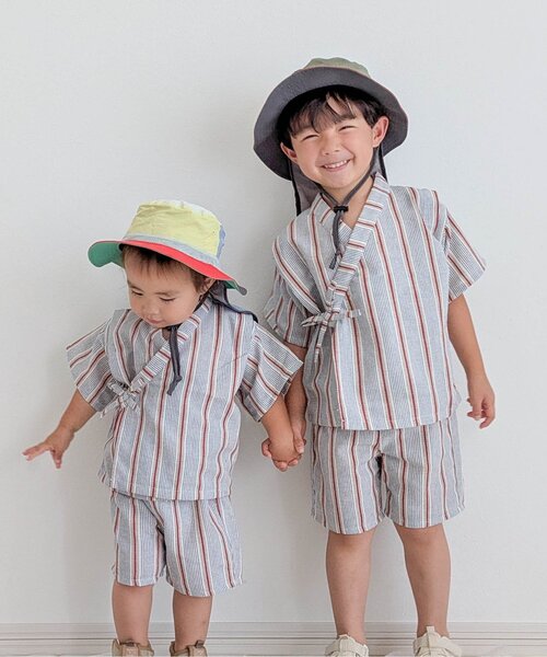 BREEZE（ブリーズ）の「【保冷剤収納可・日よけ付き】アウトドアハット_UVカット_撥水加工（ハット・キッズ・その他12/ベージュ/インディゴブルー/ラベンダー/その他11・50/52/54/56/58）」の20枚目の写真