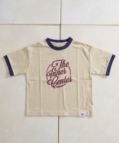 CIAOPANIC TYPY（チャオパニックティピー）の「【KIDS】【プチプラ】アソート柄リンガーTEE（Tシャツ/カットソー・キッズ・レッド/オレンジ/ブルー/イエロー/パープル/ネイビー/ミント/バーガンディー/グリーン/ブラック・MEDIUM/SMALL/XX-LARGE/X-LARGE/LARGE）」の16枚目の写真