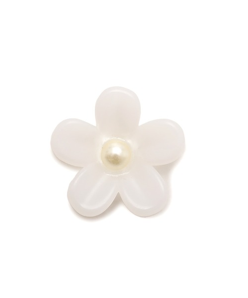 crocs(クロックス)の「crocs Matte Pearl Flower / クロックス マット パール フラワー(シューズアクセサリー・レディース・ホワイト・FREE)」の1枚目の写真