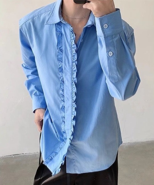 セール】フリル シャツ（シャツ/ブラウス）｜FreeZone（フリー