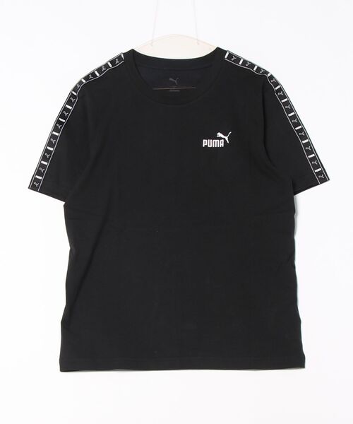 PUMA(プーマ)の「《PUMA》ESS TAPE Tシャツ(Tシャツ/カットソー・メンズ・ホワイト/ブラック・XL/S/M/L)」の2枚目の写真