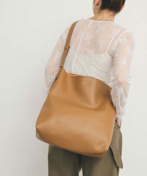 KBF（ケイビーエフ）の「ソフトイージーバケットBAG（ショルダーバッグ・レディース・ブラウン/ブラック・ONE）」の21枚目の写真