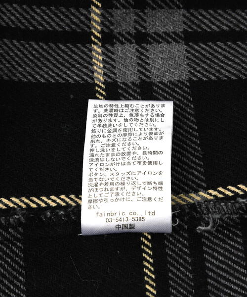 DANKE SCHON（ダンケシェーン）の「DankeSchon/ダンケシェーン/STUDS FLANNEL CHECK L/S SHIRTS（シャツ/ブラウス・メンズ・レッド/グレー/ブラック・M/L）」の5枚目の写真