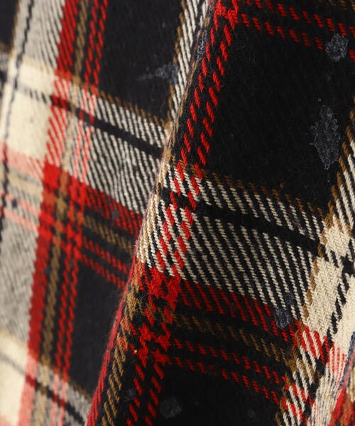 DANKE SCHON（ダンケシェーン）の「DankeSchon/ダンケシェーン/STUDS FLANNEL CHECK L/S SHIRTS（シャツ/ブラウス・メンズ・レッド/グレー/ブラック・M/L）」の14枚目の写真