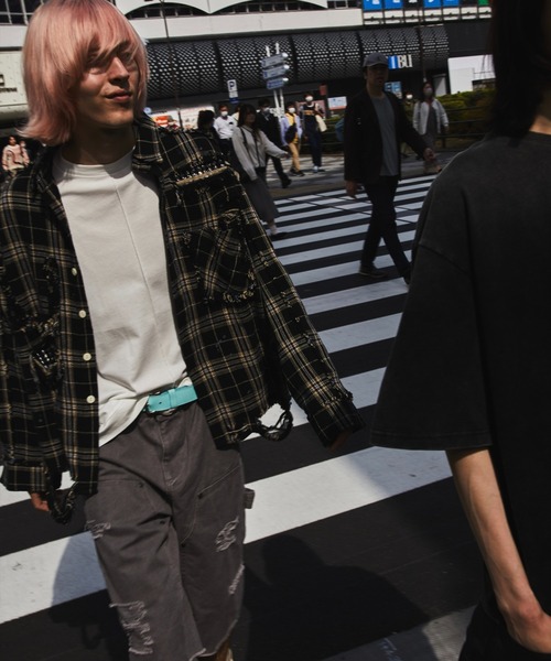 DANKE SCHON（ダンケシェーン）の「DankeSchon/ダンケシェーン/STUDS FLANNEL CHECK L/S SHIRTS（シャツ/ブラウス・メンズ・レッド/グレー/ブラック・M/L）」の21枚目の写真
