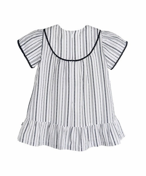 moimoln（モイモルン）の「マリワンピース（ワンピース・キッズ・ネイビー・110cm/100cm/90cm/80ｃｍ）」の3枚目の写真