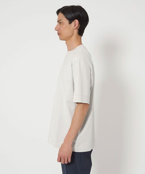 gim(ジム)の「<gim>25SS プラチナフェイスコットン Tシャツ(Tシャツ/カットソー・メンズ・ライトグレー/ブラック/ライラック・M/S/L)」の14枚目の写真