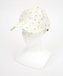 an meets zakka（アンミツザッカ）の「an meets zakka ロゴ刺繍花柄コットンローキャップ（キャップ）」