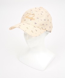 an meets zakka（アンミツザッカ）の「an meets zakka ロゴ刺繍花柄コットンローキャップ（キャップ）」