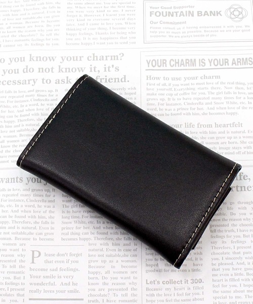 TOMMY HILFIGER（トミーヒルフィガー）の「ウェルズリー 6連 レザーキーケース Wellesley Key Cace（キーケース/キーアクセサリー・メンズ・ブラック/ブラウン・F）」の12枚目の写真