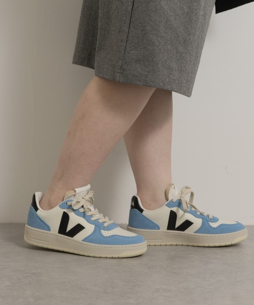 VEJA（ヴェジャ）の「veja　V 10-BLACK AQUA-WOMEN（スニーカー・レディース・ライトブルー・37/38/39）」の2枚目の写真