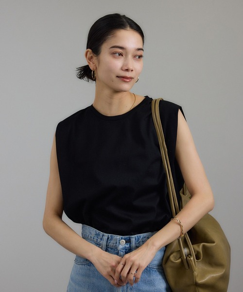 tシャツ プリマベールショルダータックノースリーブプルオーバー「UVケア・洗える」 レディース プリマベールショルダータックノースリーブプルオーバー［UVケア