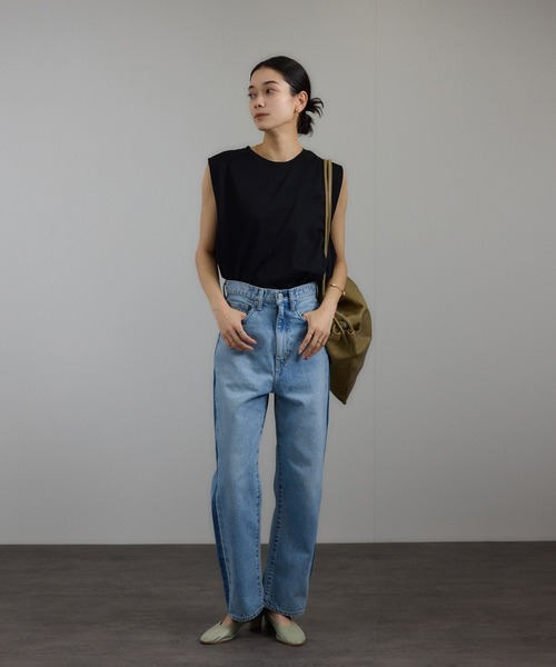 SALON adam et rope'（サロン アダム エ ロペ）の「プリマベールショルダータックノースリーブプルオーバー［UVケア・洗える］（Tシャツ/カットソー・レディース・ホワイト/ピンク系その他2/ブラック/ブラウン/ブラウン系・FREE）」の12枚目の写真