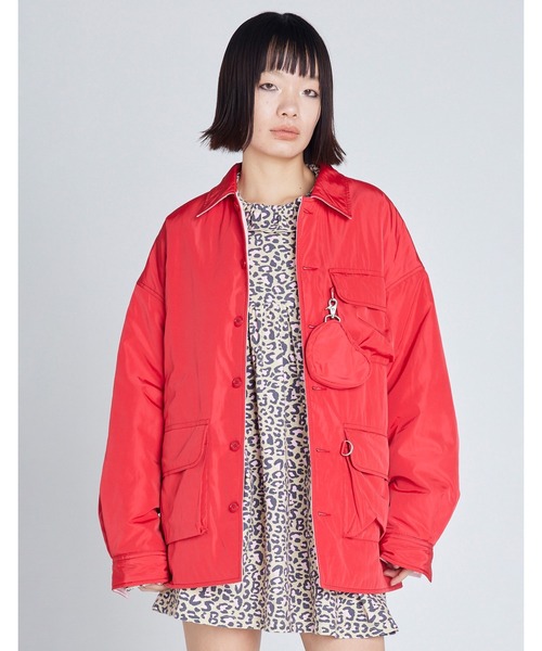 Little sunny bite(リトルサニーバイト)の「【8】【Little Sunny Bite】AVIREX x little sunny bite nylon reversible jacket(ナイロンジャケット・レディース・レッド系その他/ブルー系その他/ブラック系その他・MEDIUM/SMALL)」の3枚目の写真
