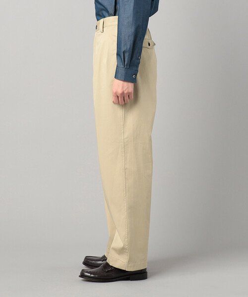 COMME CA MEN(コムサメン)の「2タック ワイドチノ(チノパンツ・メンズ・ベージュ・M/L)」の7枚目の写真
