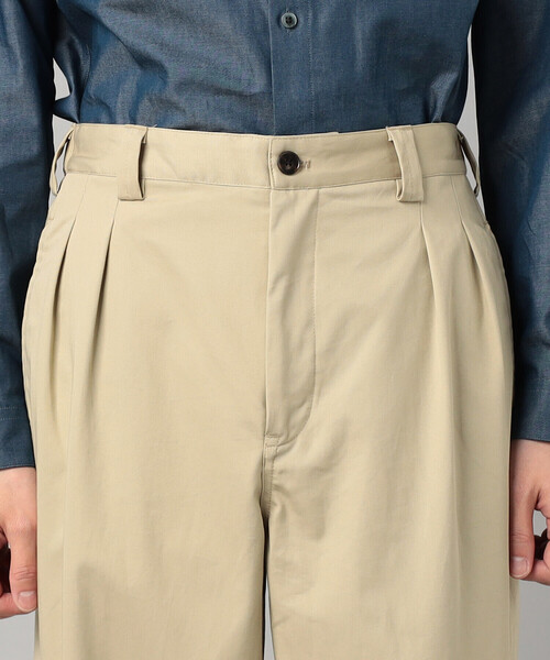 COMME CA MEN(コムサメン)の「2タック ワイドチノ(チノパンツ・メンズ・ベージュ・M/L)」の9枚目の写真