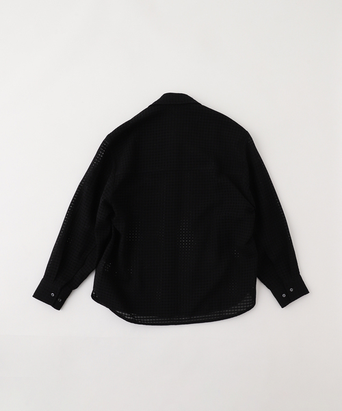 Sefr（セファ）の「Sefr(セファー) WES SHIRT SF-25SS M-023（シャツ/ブラウス・メンズ・ブラック・SMALL/MEDIUM）」の6枚目の写真