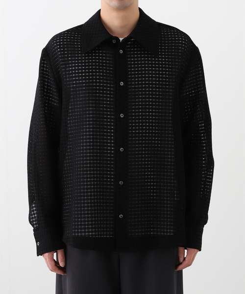 Sefr（セファ）の「Sefr(セファー) WES SHIRT SF-25SS M-023（シャツ/ブラウス・メンズ・ブラック・SMALL/MEDIUM）」の4枚目の写真