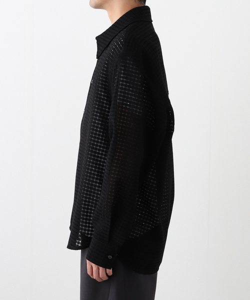 Sefr（セファ）の「Sefr(セファー) WES SHIRT SF-25SS M-023（シャツ/ブラウス・メンズ・ブラック・SMALL/MEDIUM）」の3枚目の写真