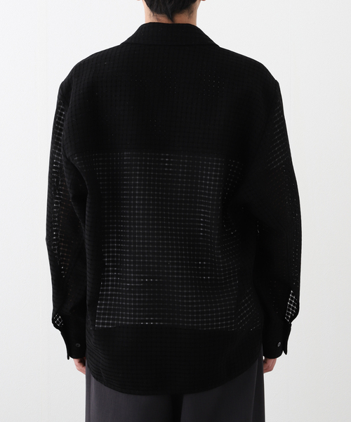 Sefr（セファ）の「Sefr(セファー) WES SHIRT SF-25SS M-023（シャツ/ブラウス・メンズ・ブラック・SMALL/MEDIUM）」の2枚目の写真