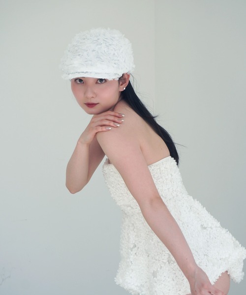 セール】フラワーモチーフバルーンワンピース（水着）｜EIMY