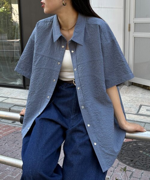 【UNISEX】ポコポコ半袖無地シャツの9枚目の写真