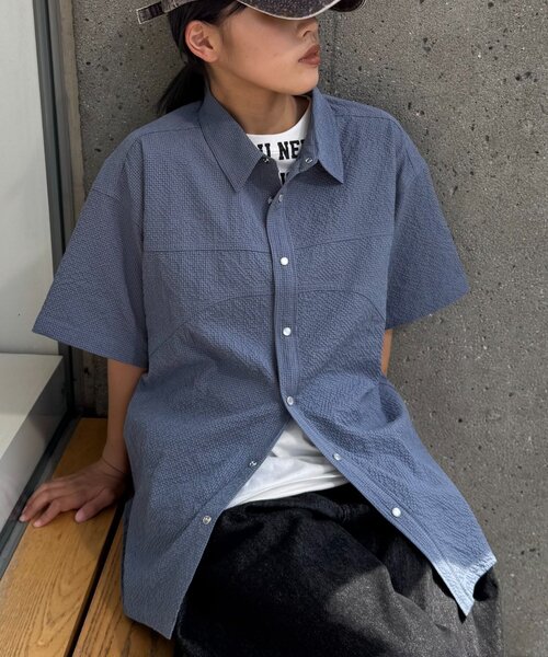 【UNISEX】ポコポコ半袖無地シャツの12枚目の写真