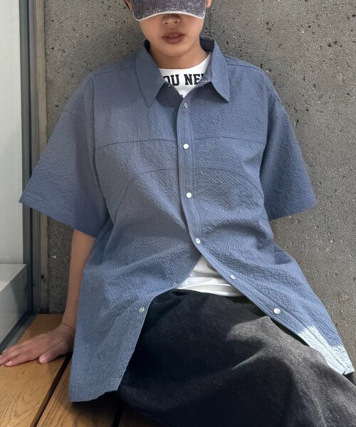 【UNISEX】ポコポコ半袖無地シャツの13枚目の写真