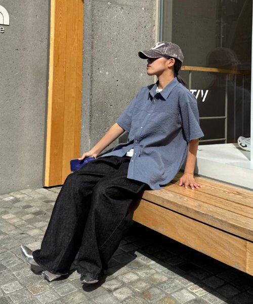 【UNISEX】ポコポコ半袖無地シャツの14枚目の写真