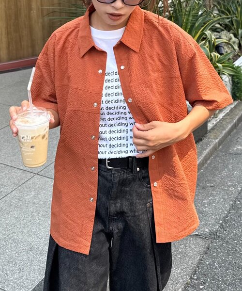 【UNISEX】ポコポコ半袖無地シャツの15枚目の写真