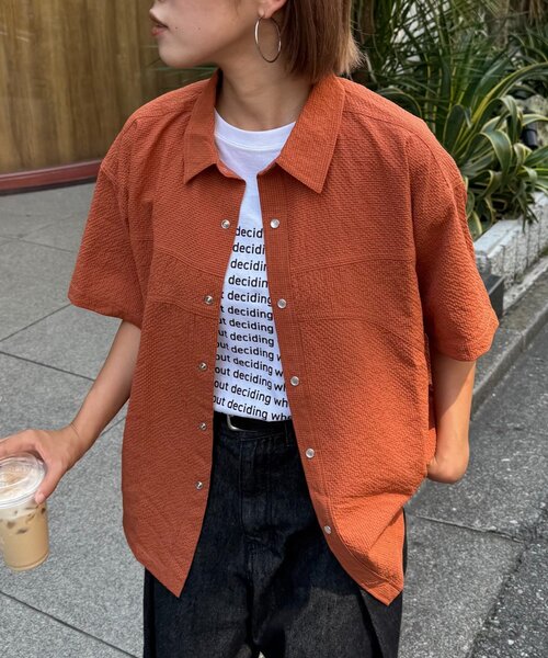 【UNISEX】ポコポコ半袖無地シャツの16枚目の写真