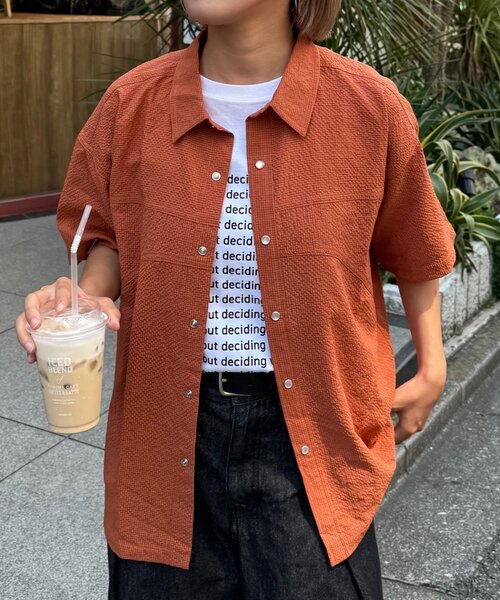 【UNISEX】ポコポコ半袖無地シャツの17枚目の写真