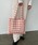 EFOLE�i�G�t�H���j�́uCotton check tote bag / �R�b�g���`�F�b�N�g�[�g�o�b�O�i�g�[�g�o�b�O�j�v�b�I�����W