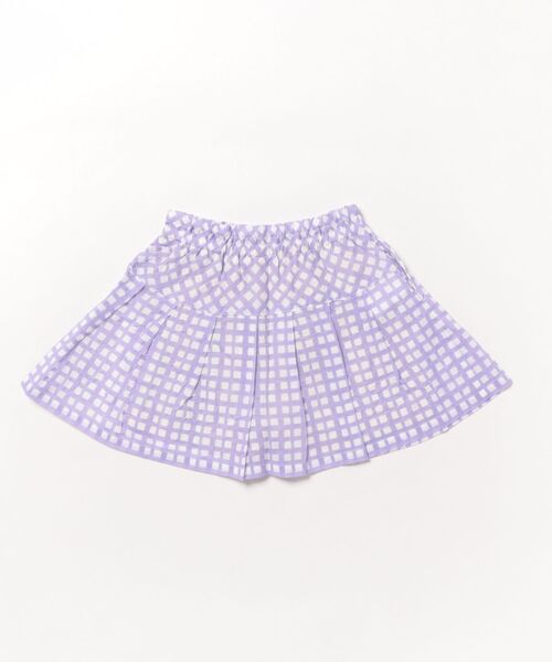 KP（ケーピー）の「ローンプリント スカパン（スカート・キッズ・ネイビー/ラベンダー・90cm/100cm/110cm/120cm/130cm/140cm）」の3枚目の写真