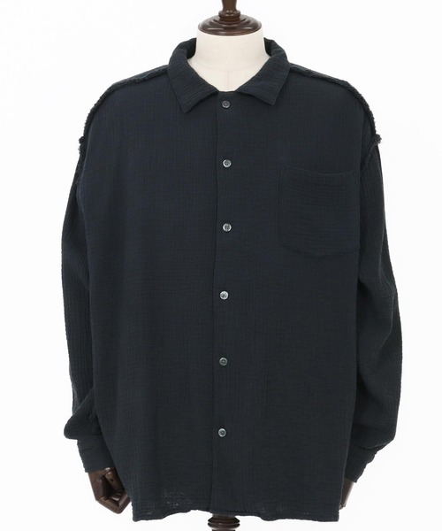 ms6100-Cut Off Double Gauze Shirts ダブルガーゼシャツ（シャツ