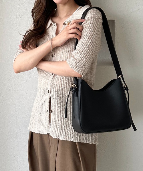 apres jour clair】ダブルベルトワンハンドルバッグ（ショルダーバッグ