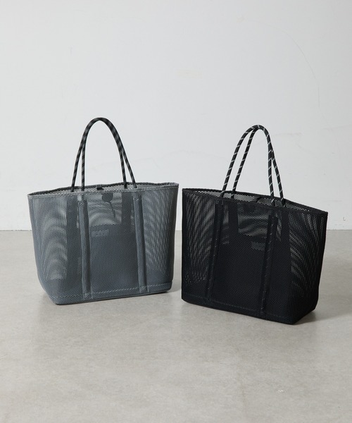 COLONY 2139（コロニートゥーワンスリーナイン）の「メッシュトートバッグ（トートバッグ・レディース・グレー/ブラック・FREE）」の11枚目の写真