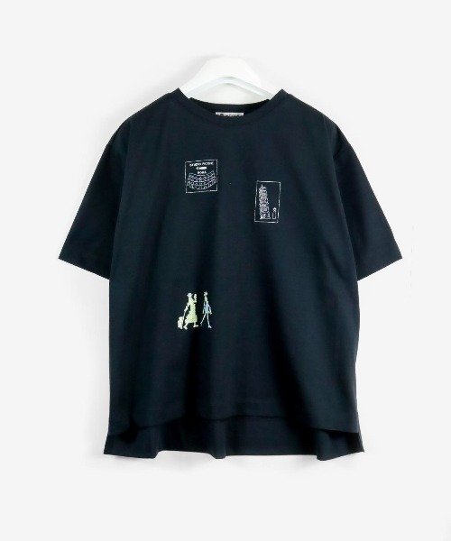 STUDIO PICONE(スタジオピッコーネ)の「コットン混UV速乾プルオーバー(Tシャツ/カットソー・レディース・イエロー/パープル/ホワイト/ブラック・LL/M/L)」の3枚目の写真