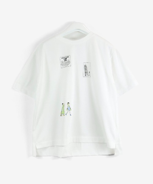 STUDIO PICONE(スタジオピッコーネ)の「コットン混UV速乾プルオーバー(Tシャツ/カットソー・レディース・イエロー/パープル/ホワイト/ブラック・LL/M/L)」の5枚目の写真