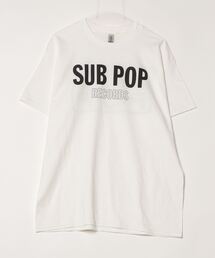 SUB POP - S/S PRINT TEE“SIMPLE LOGO”