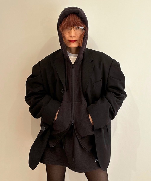 HOLIDAY/ホリデイ WOOL TWILL PUFF JACKET WOOL TWILL PUFF JACKET ウールツイルパフジャケット（テーラード