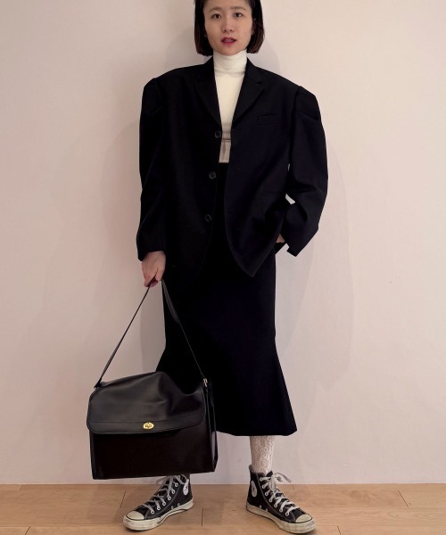 WOOL TWILL PUFF JACKET ウールツイルパフジャケット（テーラード