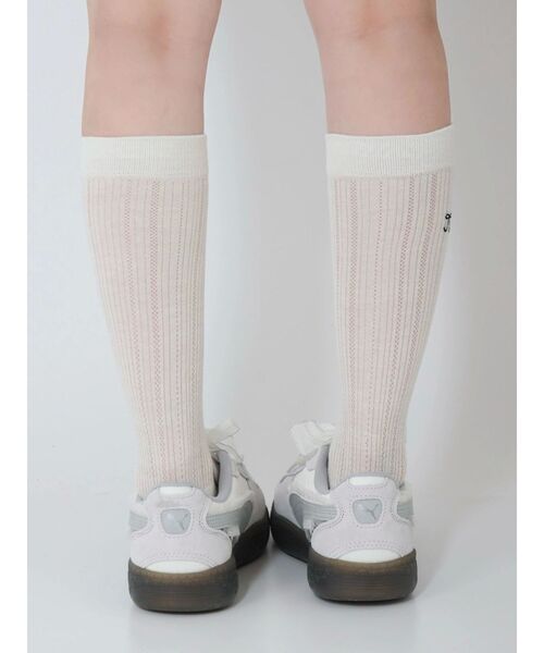 EATME（イートミー）の「リボンエンブロイダリーソックス（ソックス/靴下・レディース・グレー/ブラック/アイボリー・FREE）」の6枚目の写真