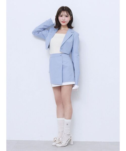 EATME（イートミー）の「リボンエンブロイダリーソックス（ソックス/靴下・レディース・グレー/ブラック/アイボリー・FREE）」の7枚目の写真