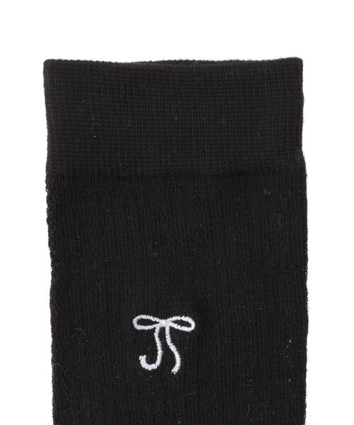 EATME（イートミー）の「リボンエンブロイダリーソックス（ソックス/靴下・レディース・グレー/ブラック/アイボリー・FREE）」の22枚目の写真