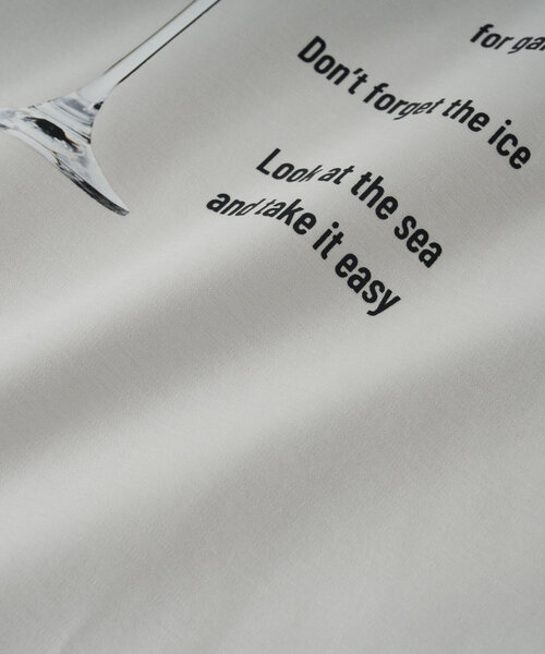 RIVE DROITE（リヴドロワ）の「【遊び心◎】COCKTAILオーバーTee（Tシャツ/カットソー・レディース・オフホワイト/ライトグレー・FREE）」の17枚目の写真