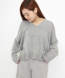 Kastane | NEWスリットVネックPO(ニット/セーター)