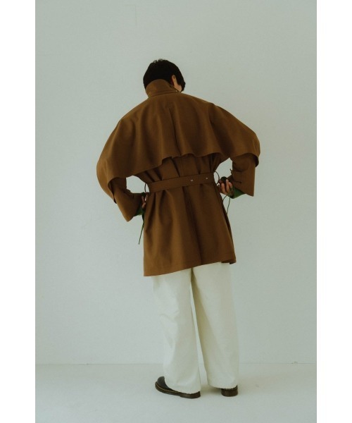 3way dolman trench coat/khakibrown（ステンカラーコート