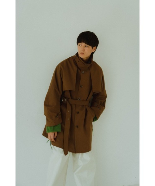 3way dolman trench coat/khakibrown（ステンカラーコート）｜Knuth